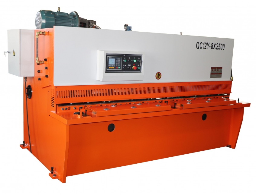 QC12Y-8x2500 hydraulic swing beam shearing machine